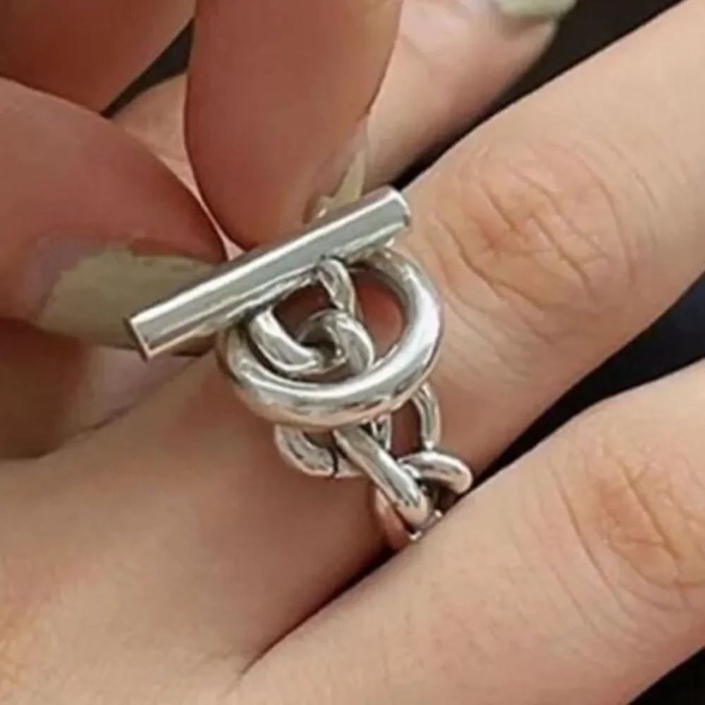 The toggle ring in 925 silver - Picture 4 of 7
